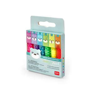 Legami - 6 Bärchen Mini-Marker-Set - Teddys Stimmung