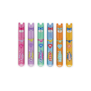 Legami - Seti 6 Mini Highlighters - Teddy's Superpower