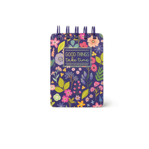 Legami - Liniertes Notizbuch mit illustriertem Hardcover - Blumen - Jotter - Spiralgebunden