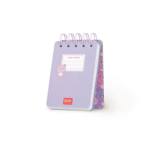 Legami - Lined Defter ile Illustrated Hard Kılıf - Ayıcık - Jotter - Spiral-Bound