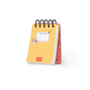 Legami - Liniert Notizbuch mit illustriertem Hardcover - Sushi Cat - Jotter - Spiralbindung
