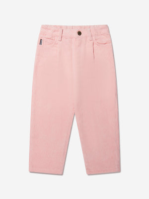 Moschino Girls Logo Pocket Trousers in Pink