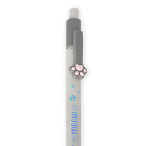 Legami - Kitty-Themed Ballpoint Kalem - Red Ink - Meow