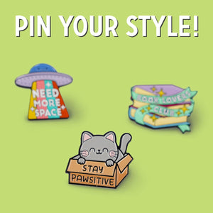 Legami - Kitty Emaille Metallpin - Pinn deinen Stil!