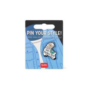 Legami - Llama Enamel Metal Pin - Pin Your Style!