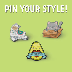 Legami - Avocado Emaille Metall Pin - Pin Your Style!