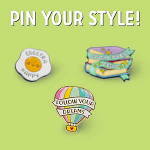 Legami - Heißluftballon Emaille Metallpin - Pinne Deinen Stil!