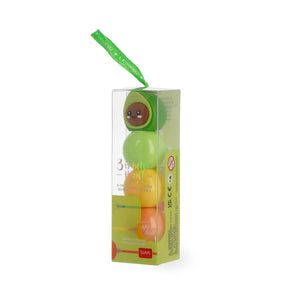 Legami - Avocado 3-in-1 Textmarker - 3 ist besser als 1