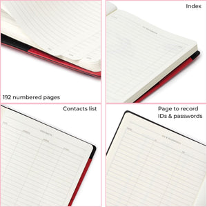 Legami - Defter ile Blank Pages ve Monochrome Yumuşak Kılıf - Bougainvillea - My Defter