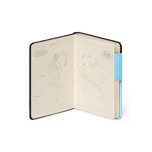Legami - Liniert Notizbuch mit monochromem weichcover - Aura - Mein Notizbuch