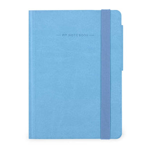 Legami - Lined Notizbuch mit monochromem Softcover - Retro Blau - Mein Notizbuch