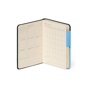 Legami - Lined Notizbuch mit monochromem Softcover - Retro Blau - Mein Notizbuch