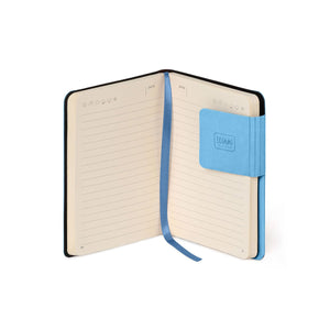 Legami - Lined Notizbuch mit monochromem Softcover - Retro Blau - Mein Notizbuch