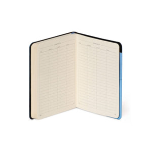 Legami - Lined Notizbuch mit monochromem Softcover - Retro Blau - Mein Notizbuch