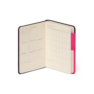 Legami - Liniert Notizbuch mit monochromem Softcover - Himbeere - Mein Notizbuch