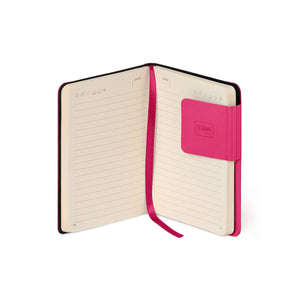 Legami - Liniert Notizbuch mit monochromem Softcover - Himbeere - Mein Notizbuch