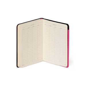 Legami - Liniert Notizbuch mit monochromem Softcover - Himbeere - Mein Notizbuch