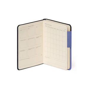 Legami - Liniertes Notizbuch mit monochromem Softcase - Future Dusk - Mein Notizbuch