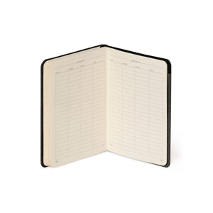 Legami - Liniert Notizbuch mit monochromem Softcover - Tiefgraphit - Mein Notizbuch