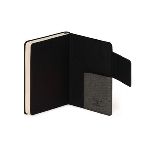 Legami - Liniert Notizbuch mit monochromem Softcover - Tiefgraphit - Mein Notizbuch
