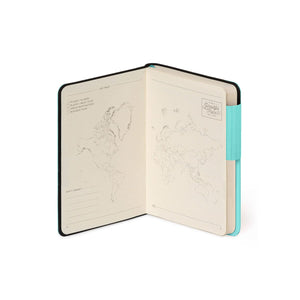 Legami - Defter ile Blank Pages ve Monochrome Yumuşak Kılıf - Aquatic Awe - My Defter