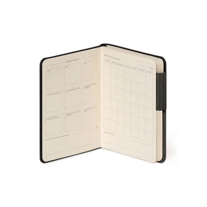 Legami - Defter ile Blank Pages ve Monochrome Yumuşak Kılıf - Deep Graphite - My Defter