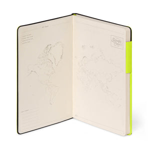 Legami - Lined Defter ile Monochrome Yumuşak Kılıf - Chartreuse - My Defter