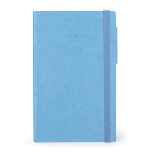 Legami - Defter ile Blank Pages ve Monochrome Yumuşak Kılıf - Retro Blue - My Defter