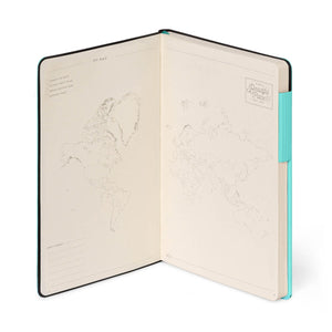 Legami - Defter ile Blank Pages ve Monochrome Yumuşak Kılıf - Aquatic Awe - My Defter