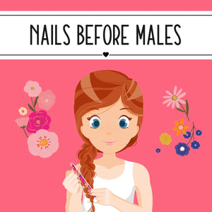 Legami - 3er Set Blumenfeilen - Nails Before Males