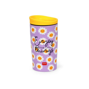 Legami - 275 ml Vakuum Tumbler - Daisy - Heiß und Kalt