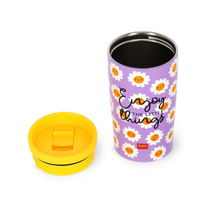 Legami - 275 ml Vakuum Tumbler - Daisy - Heiß und Kalt