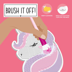Legami - Tek Boynuzlu At Makeup Brush Temizleme Mat - Brush it Off!