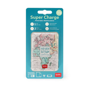 Legami - Tragbare Powerbank für Reisen - My Süper Power