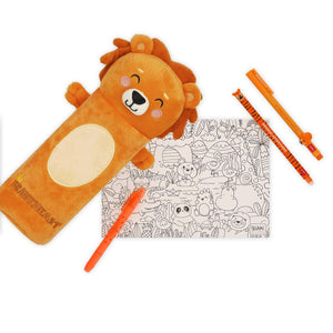 Legami - Lion " King" Yumuşak Pelüş Oyuncak Kalem Kutu - Süper Yumuşak!