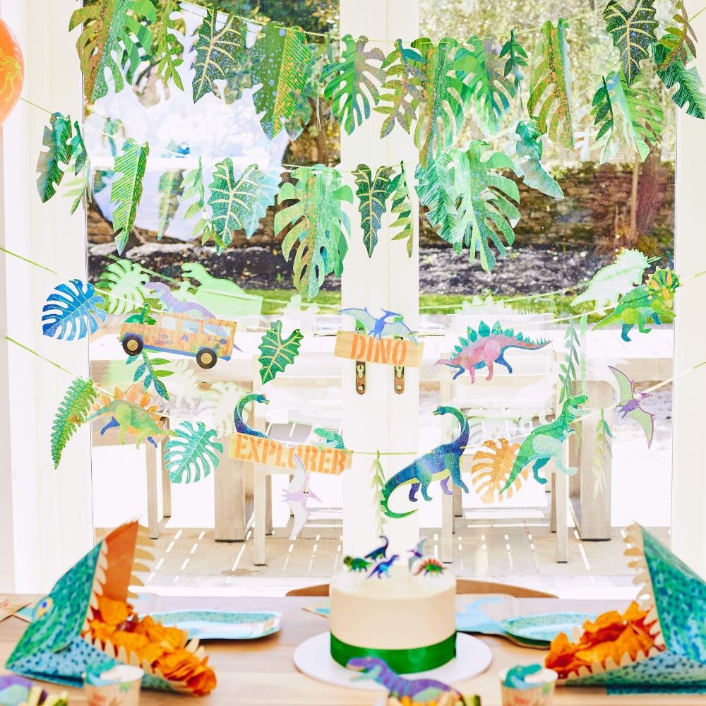 Party Pieces - Kaşif Dino Parti Asma Süsleri-Dinossi