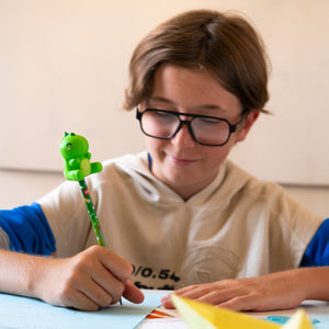 Legami - Stift mit Squishy Dino "Rooarrr!" - Für Langeweile