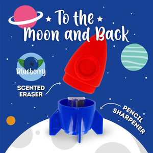 Legami - Anspitzer mit Radiergummi - To Moon und Back
