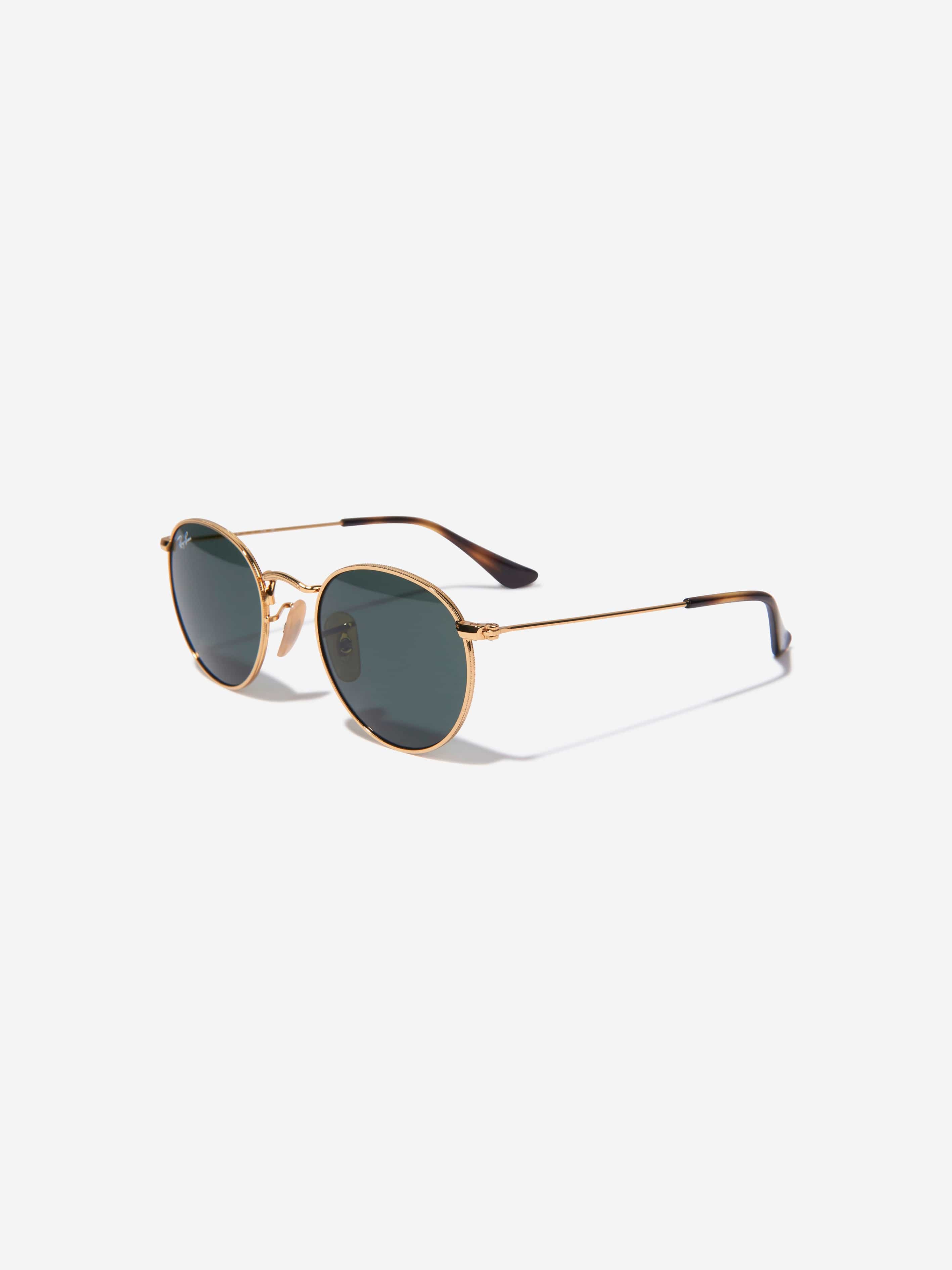 Ray-Ban Kids Round Sunglasses in Gold AB