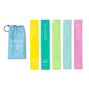 Legami - 5'li Set Fitness Resistance Bands - Five Elements