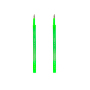 Legami - Seti 2 Refills Sevimli Arkadaşlar Gel Pens - Neon Green Ink