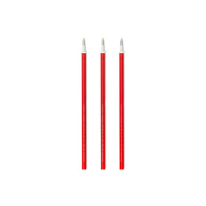 Legami - 3er Set Nachfüllbare Radierbare Stifte - Rote Tinte - Radierbare Stifte