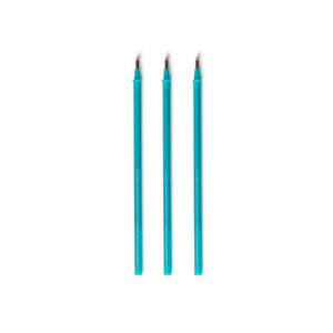 Legami - 3'lü Seti Refills Erasable Pens - Turquoise Ink - Erasable Kalem