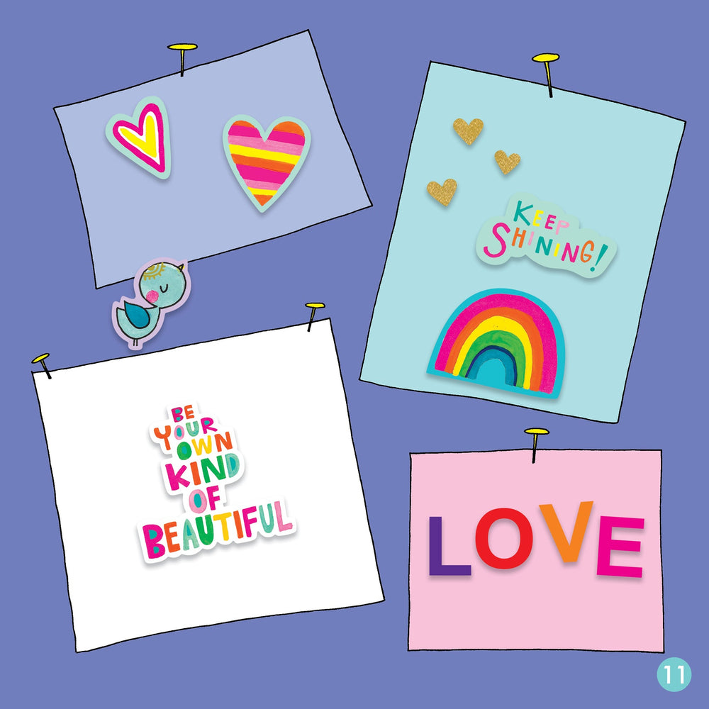 Rachel Ellen - Grl Pwr Çıkartma Sahnesi Boyama ve Etkinlik Kitabı