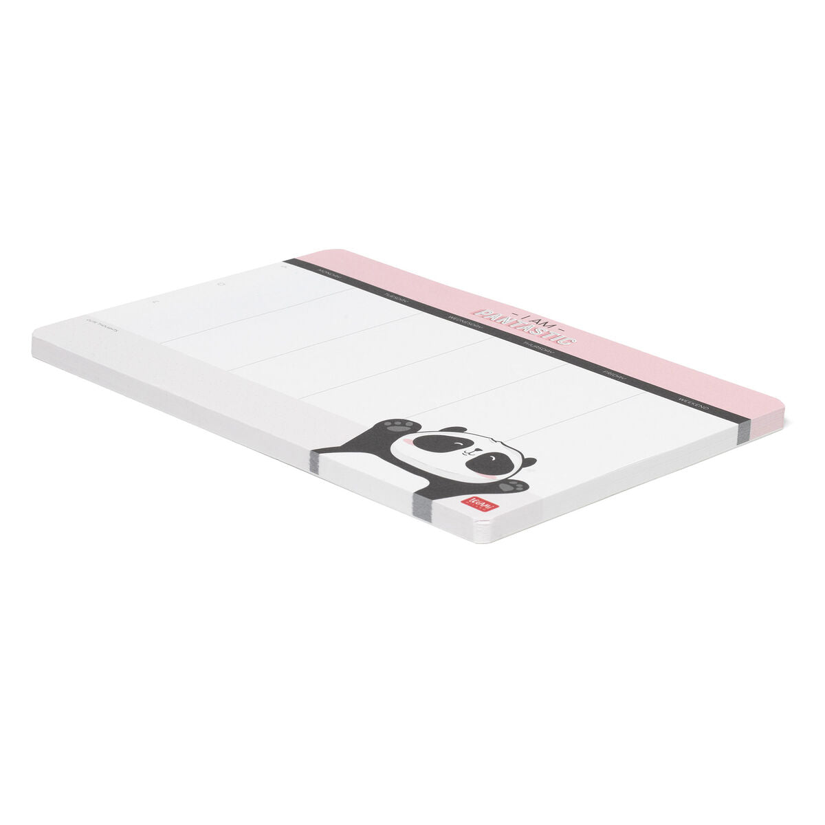 Legami - Panda Papier Mousepad und Memo Cube - Smart Notes