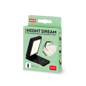 Legami - Rechargeable LED Reading Light - Süper Night Dream