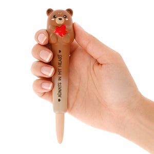 Legami - "Hep Kalbimde" Ayıcık Yumuşak Jel Kalem - Sıkılanlar