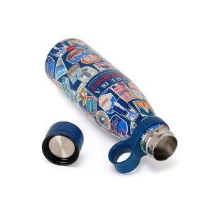 Legami - 500 ml Vakum Şişe - Seyahat Stickers - Sıcak ve Soğuk