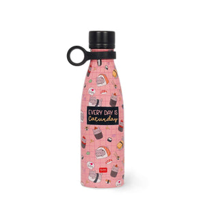 Legami - 500 ml Vakuumflasche - Sushi Cat - heiß und kalt
