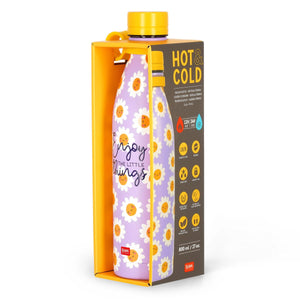 Legami - 800 ml Vakuumflasche - Daisy - Warm und Kalt